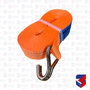 Cinta Carga Amarracao Laranja 50mm 3t 9m Gancho J Bester