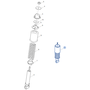Conjunto Amortecedor Suspensao Cabine Dianteiro Scania P Suspentech