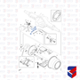Conjunto Suporte Cuica e Eixo S Tracao Scania NTG LD 2076827 Original