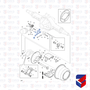Conjunto Suporte Cuica e Eixo S Tracao Scania NTG LE 2076826 Original
