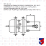 Cuica de Freio Carreta Truck 30x30x120mm 7901 BZ0015 45085 Stahl