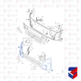 Defletor Coluna Ar Scania S5 P LE 1543608 2165863 16980 Boff