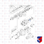 Defletor Engrenagem Planetaria Scania 1501897 116079 RA06B DRG