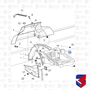 Dobradica Paralama Scania S4 1355380 1390747 ME1345 Edreaza