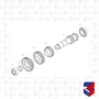 Eixo Intermediario Fixa Scania GRS895 Completo 1770209 Original
