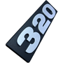 Emblema Painel Frontal Scania 113 320 Numero 1347200 Globo