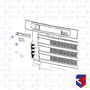 Emblema Painel Frontal Scania S4 Nome Scania 1357259 10094 Cepam