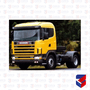 Emblema Painel Frontal Scania S4 Nome Scania 1357259 10094 Cepam