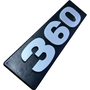 Emblema Painel Frontal Scania S4 360 Ate 2003 Numero Globo