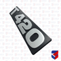 Emblema Painel Frontal Scania S4 T420 Numero e Letra 1724054 Globo