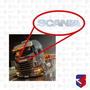 Emblema Painel Frontal Scania S5 Nome Scania 1495961 10337 Cepam