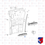 Estribo Capo Scania S4 Bicudo Inferior LE LD 1535055 AL207 Borghetti