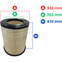 Filtro Ar Volvo FH 3162322 8149961 21834210 Bester