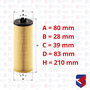 Filtro Lubrificante Mercedes Benz Atego HU9452X Mann Filter Mann Filter