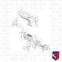 Flange Bomba Injetora Scania S4 1376871 1549330 007371 Cipec