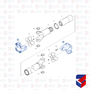 Flange Caixa Diferencial Scania Euro 5 6x4 1531005 S451 Rei