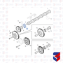Flange Guia Comando Scania S4 S5 Euro 5 1381970 2047482 Original
