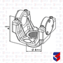 Flange Diferencial Scania S4 S5 6x4 1319646 1508401 S408 Rei