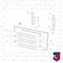 Grade Frontal Scania S4 R 1397570 1371856 6087 010155 Cepam
