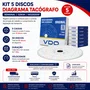 Kit 5 Discos Diagrama Tacografo Semanal 125km 14025005F VDO