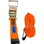Kit Cinta Catraca Amarracao Laranja 100mm 10t 9m Gancho Flat Bester