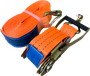 Kit Cinta Catraca Amarracao Laranja 50mm 3t 9m Gancho J Bester