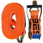 Kit Cinta Catraca Amarracao Laranja 50mm 5t 9m Gancho J Bester