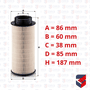 Kit Filtro Troca de Oleo Scania S5 2008 Ate 2011 Mann Filter
