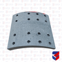 Lona de Freio TH204 DC333 2202E L636 CA33 Vermelha