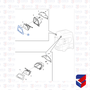 Moldura Farol Teto LD Scania NTG Teto Baixo 11755 2497598