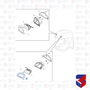 Moldura Farol Teto LE Scania NTG Teto Baixo 10869 2497597