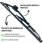 Palheta Limpador Scania 113 1992 Em Diante Gancho PVC2400 Dna