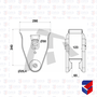 Suporte Central Suspensys 2000 Com Manca 05027 OL0202