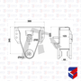 Suporte Central Truck Suspensys Apos 2000 05042