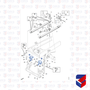Suporte Mola Dianteira Scania NTG LD 2831533 Original