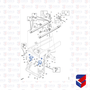 Suporte Mola Dianteira Scania NTG LE 2831531 Original