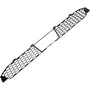 Tela Grade Frontal Inferior Scania NTG 2545649 10798