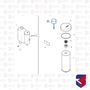 Vareta Nivel Hidraulico Scania S4/S5 70003 1403855